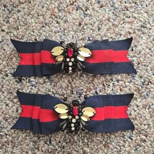 Beaded Bee ribbon accent clips